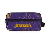 BBGreek Omega Psi Phi Fraternity Paraphernalia - Toiletry Travel Bag Organizer - Collection - Official Vendor, dopp-kit-abstract, Soft-Case
