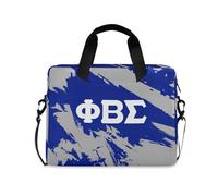 BBGreek Phi Beta Sigma Fraternity Paraphernalia - 16 Inch Laptop Bag - Abstract - Officially Licensed
