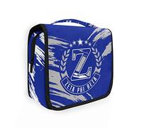 BBGreek Zeta Phi Beta Paraphernalia - Toiletry Travel Bag Organizer with Hanging Hook - Cosmetic Make-Up Case for Women - Official Vendor - Collection, zeta-stars, Soft-Case