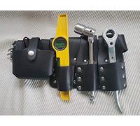 BBI Black Leather Scaffolding Tool Belt with Full Tool Set New Features
