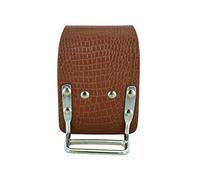BBI Crafted Leather Steel Plier/Snip Cuuter Holder for Scafffolding Tools Belt (Black Crocodile Pattern Plier Holder)
