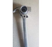 BBI LTD 19/21mm Scaffold Ratchet Podger Spanner - 4-in-1 Hammer & Pry Bar - Heavy Duty