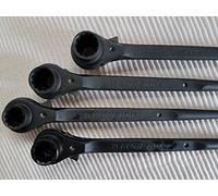 BBI LTD Black Heavy Duty Ratchet Spanner 19 mm & 21 mm Perfect Scaffolding Tools Professional Industrial Tool