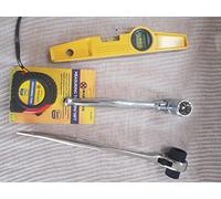 BBI LTD Ratchet Podger Spanner Steel Erecting Scaffold Tool Set Quality Kit 4 Professional Scaffolders Work (1721,716,Level,Tape)