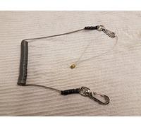 BBI Stainless Steel Wire Core Hand Tool & Scaffold Spanner Safety Lanyard with 2 Clips -Tool Safety Lanyard - Scaffold spanners/Tools Heavy Duty Arrest UK Best Sales Offer