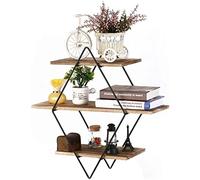 BBioss Floating Shelves Floating Shelves, 3 Tier Wall Floating Ledge Shelves for Home Decor,Wall Decoration Storage Shelf and Wall Mount Booke Display Rack Wall Shelf