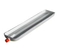 BBioss Premium Galvanized Steel Drip Pan for Air Conditioners - All-in-One Water Catcher Tray with Drain Pipe & Clamp, 82x12x3.5cm (32x4.7x1.4in) - Indoor Unit Solution