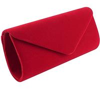 BBjinronjy Clutch Bag Evening Bag Handbags Purse Handbag With Detachable Chain Strap for Wedding Cocktail Party Ladies Sparkling (Red)