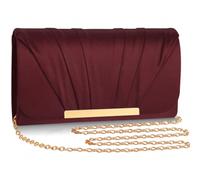 BBjinronjy Clutch Purses for Women Evening Bag Elegant Envelope Handbag for Wedding Party Prom Formal Cocktail Dinner Date, Burgundy