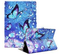 Bbjjkkz Case for Samsung Galaxy Tab A11+ Plus 11 Inch 2025/ A9+ Plus 2023, Slim Fit Lightweight Pattern Tablet Case Cover with Auto Wake/Sleep Feature, Blue Butterfly