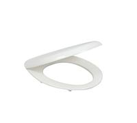 BBL Sturdy Toilet Seat, Oval Shape Easy Cleaning Toilet Lid, Quick Release and Soft Close Durable Toilet Seat Ideal for Standard Toilet, Easy to Install - White