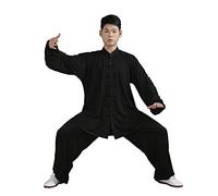 BBLAC 2KEY Martial Arts Clothing | Chinese Traditional Uniforms for Tai Chi and Wing Chun | Unisex Costume Made of Milk Silk | Lightweight Costumes for Meditation Qigong