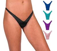 BBLAIR Thong Gaff Black Panties for Transgender Individuals, Long Lasting Durability, Silky, Ideal for Smooth Tucking - black - XS