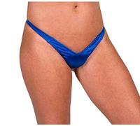 BBLAIR Thong Gaff Panties for Transgender Individuals, Crossdressing Brief Shaping Silky Underwear for Tucking, MTF, Sapphire, S