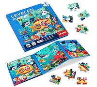 BBLIKE Puzzles Toys for 3 4 5 Year Olds - Magnetic Jigsaws 75 Pcs for Kids Age 2-6,Travel Games for Toddlers on Plane Educational Learning Birthday Gift Present for Children Boys Girls (Sea Animals)