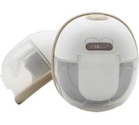 bblüv - Mumflöw - Portable Heating Breast Pump, 2 Modes, 9 Levels, 2 Pieces | Hands-Free, 9 Suction Levels, 2 Modes, Heating Function, 4 Shield Sizes 17-24mm, USB-C Rechargeable