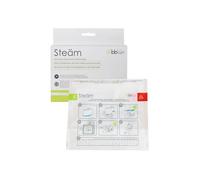 bblüv - Steäm - Microwave Baby Bottle Cleaner by Steam, 120 Uses Per Pack, Reusable, BPA-Free, Baby Bottle Cleaner, Quick and Easy