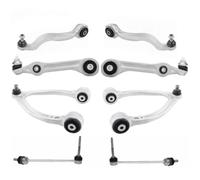 BBmart Auto Parts 1 set 8 pcs Front Upper Lower Left Right Control Arm Stabilizer Bar Compatible for Mercedes Benz W217 W222 S350 S400