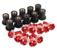 BBMZSM 10pcs M5 5mm Windscreen Windshield Bolts Screw Kits Compatible with Y&AMAHA T-MAX500 XP500 T-MAX530 XP530 TMAX530 TMAX 560 SX/DX/MAX TECH .D30