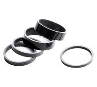 BBMZSM Road Bike Headset Stem Carbon Fiber Washer 1-1/8" 28.6mm 1-1/4" 31.8mm OD2 Stem Front Fork Adjustment Spacer(5pcs-Set for 31.8mm)