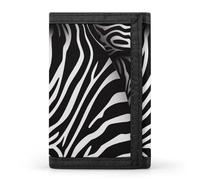BBNMSJKS Sweet Basset Hound Florals Print Trifold Wallet with ID Window & Key Ring | Slim Front Pocket Wallet with 8 Card Holder, Zebra Print, One size, Modern