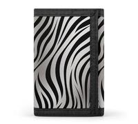 BBNMSJKS Sweet Basset Hound Florals Print Trifold Wallet with ID Window & Key Ring | Slim Front Pocket Wallet with 8 Card Holder, Zebra Print Prin, One size, Modern