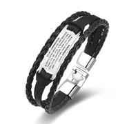 BBOTEN 2025 Graduation Gifts for Him, College Graduate High School Class Of 2025 Gift, Senior 2025 Congratulate Gift Stainless Steel Handsome Graduates Bracelets for Him, L, Stainless Steel, no