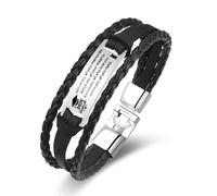 BBOTEN 2025 Graduation Gifts for Him - College Graduate High School Class Of 2025 Gift, Senior Graduation Handsome Bracelets Grad Gifts for Him from Mom Dad Sister Friends, L, Metal, Leather, no