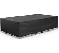 BBOVOBB Garden Furniture Cover Waterproof,Windproof,50x50x50Heavy Duty RipProof 420D Oxford Fabric Large Patio Set Cover, Outdoor Table Cover, Square/Rectangular Garden Patio Table Covers