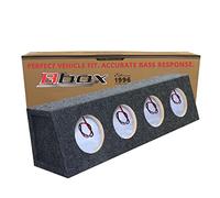 Bbox Pro Audio Tuned 4 Way 6.5 Wedge Shape Car Speaker Boxes & Enclosures - Speaker Box for Great Sound Quality for Home & Vehicle - Push and Insert Speaker Terminals - Four way 6.5 Speaker Boxes