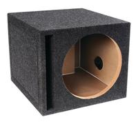 Bbox Pro-Tuned 10” Single Vented Subwoofer Carpeted Enclosure - Subwoofer Box Improves Audio Quality, Sound & Bass,Charcoal