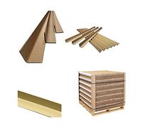 BBP Express Cardboard Pallet Edge Corner Guard Protectors Protection (Cardboard Pallet Corners (Pack x 10), 35x35x1500mm)