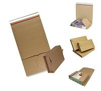 BBP Express Cardboard Postal Parcel Mailers - C2 C3 C4 A4 C5 A3 (5 x C3 Medium Book Wraps, 305x215x39mm)