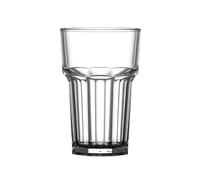 Half Pint Hi-Ball Glass Clear Polycarbonate BBP Elite Remedy - Box of 36