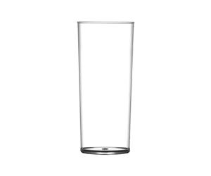 BBP Polycarbonate High Ball Glasses - CE Marked, 340 ml Glassware - Pack of 48