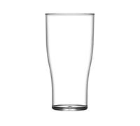 BBP Polycarbonate Nucleated Half Pint Glasses CE Marked (Pack of 48) - U402