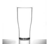 Virtually Unbreakable Polycarbonate Beer Glass Elite 20oz Tulip CE & Nucleated Pack of 48