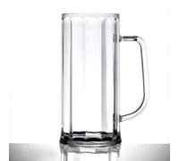 Virtually Unbreakable Polycarbonate Beer Glass Elite BVARIAN Pint TANKARD CE & Nucleated Pack of 1