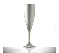 Virtually Unbreakable Polycarbonate Champagne Flute Elite Premium Champ Flute White Pack of 4