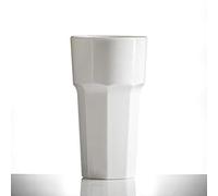 Virtually Unbreakable Polycarbonate HiBall Elite Remedy 12oz Tall White Pack of 4