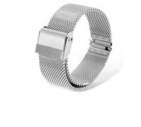 BBPLWEEA YingYou 10-24mm Compatible With DW Watch Steel Band Mesh Strap Compatible With Daniel Wellington Watch Band Metal Ultra-thin Universal Stainless Steel Bracelet(Silvery,12mm)
