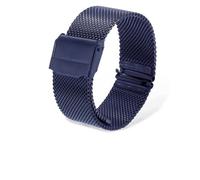 BBPLWEEA YingYou 10-24mm Compatible With DW Watch Steel Band Mesh Strap Compatible With Daniel Wellington Watch Band Metal Ultra-thin Universal Stainless Steel Bracelet(Blue,17mm)
