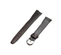 BBPLWEEA YingYou 12-21mm Vintage Watch Strap Embossed Calf Genuine Leather Thin And Soft Band((brown) silver buckle,16mm)