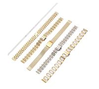 BBPLWEEA YingYou 8-18mm Milanese Strap Accessories Gold Universal Compatible With Any Brand Stainless Steel Metal Watch Band Bracelet(C-Gold,16mm)