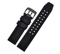 BBPLWEEA YingYou Diving Sports Watchband Compatible With Luminox Watch 3051 7251 3050 1820 7251 3051 Silicone Rubber Watch Strap 20mm 22mm 23mm(Black-Black,23mm)