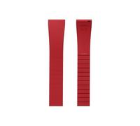BBPLWEEA YingYou FKM Rubber Strap 18 19 20 21 22 Mm Quick release Adjustable Universal Strap For Men And Women(Red,21mm)