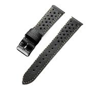 BBPLWEEA YingYou Genuine Cowhide Leather Strap 18/19/20/22mm Compatible With Galaxy Watch 7/6/5/4 Soft Breathable Quick Release Bracelets For(Black,19mm)