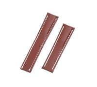 BBPLWEEA YingYou Genuine Leather Watch Strap Compatible With Breitling Super Ocean Avengers Challenger Aviation Timing Black Bird Bamboo Watchband 22mm 24mm(Coal Black,22MM_SILVER BUCKLE)