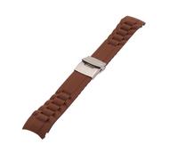 BBPLWEEA YingYou New Waterproof 6 Colors Silicone Rubber Watch Wrist Watch Strap Band Replacement 22mm 20mm(Coffee,22mm)