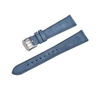 BBPLWEEA YingYou Premium Grade Quick Release Suede Leather Watch Strap Vintage Classic Leather Watchbands 18mm 19mm 20mm 22mm(Light Blue,18mm)